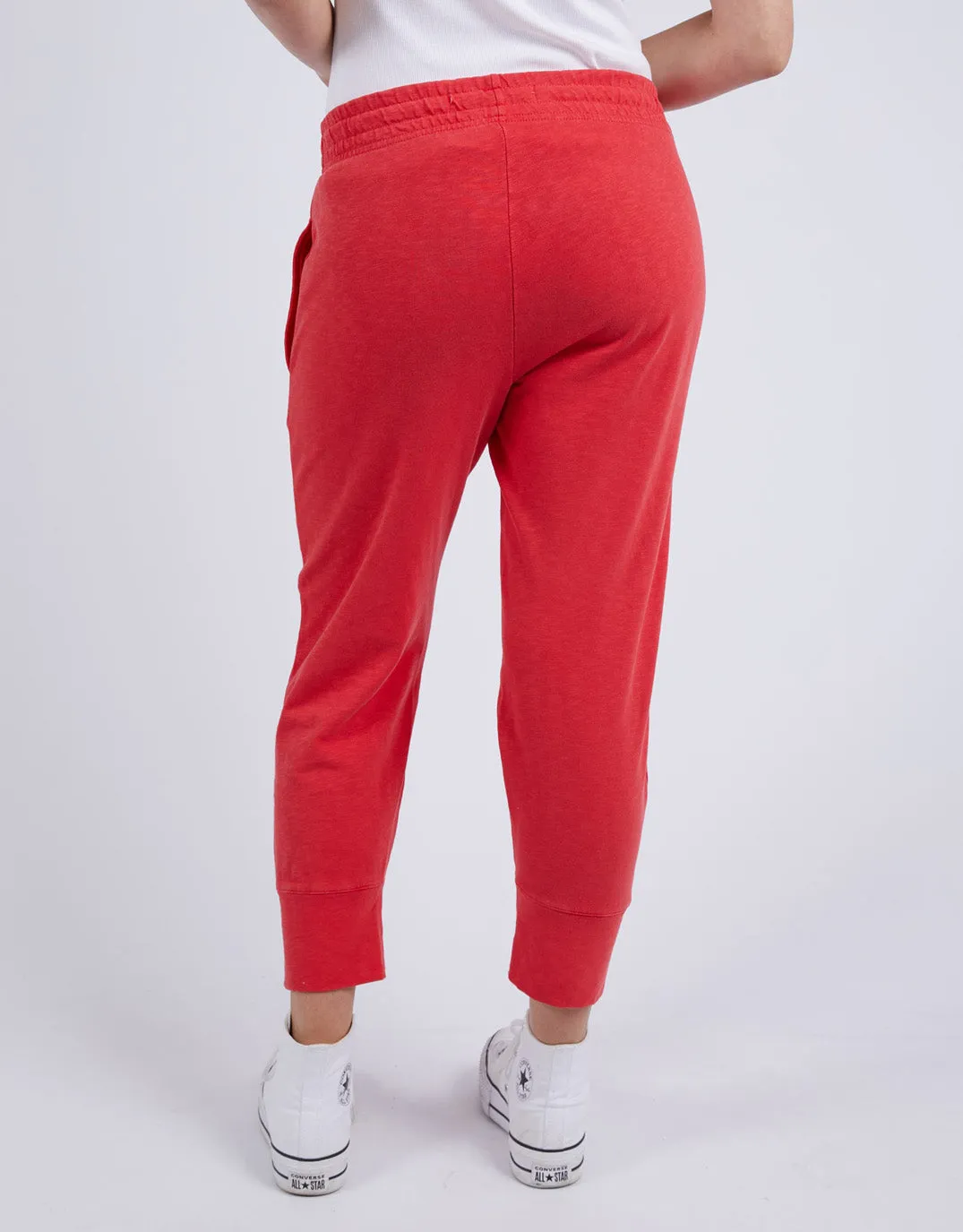 3/4 Brunch Pants - Bittersweet Red