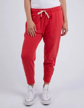 3/4 Brunch Pants - Bittersweet Red