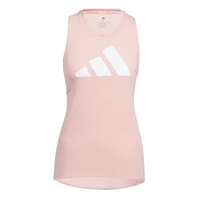 adidas 3 Bar Logo Training Tank Top - Womens - Wonder Mauve/White