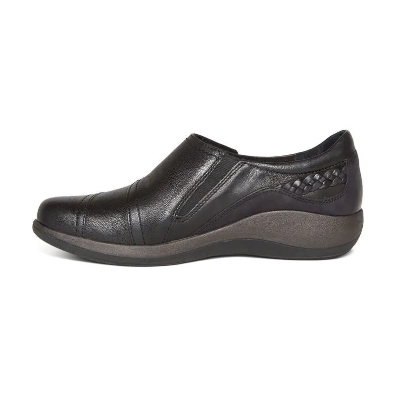 Aetrex Women's Karina Monk Strap - Black