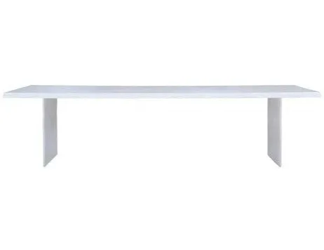 Arctic White Rectangular Dining Table