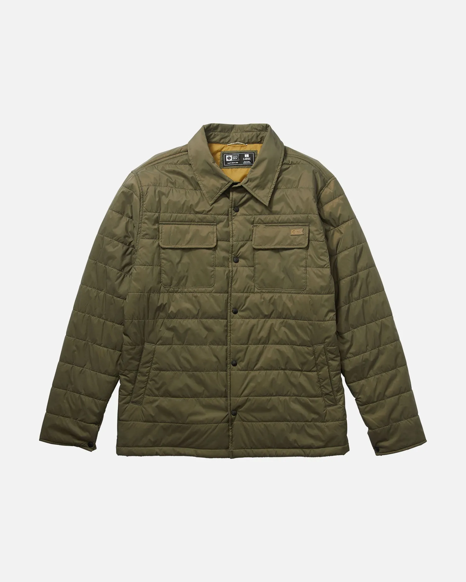 Barrier Olive Shacket