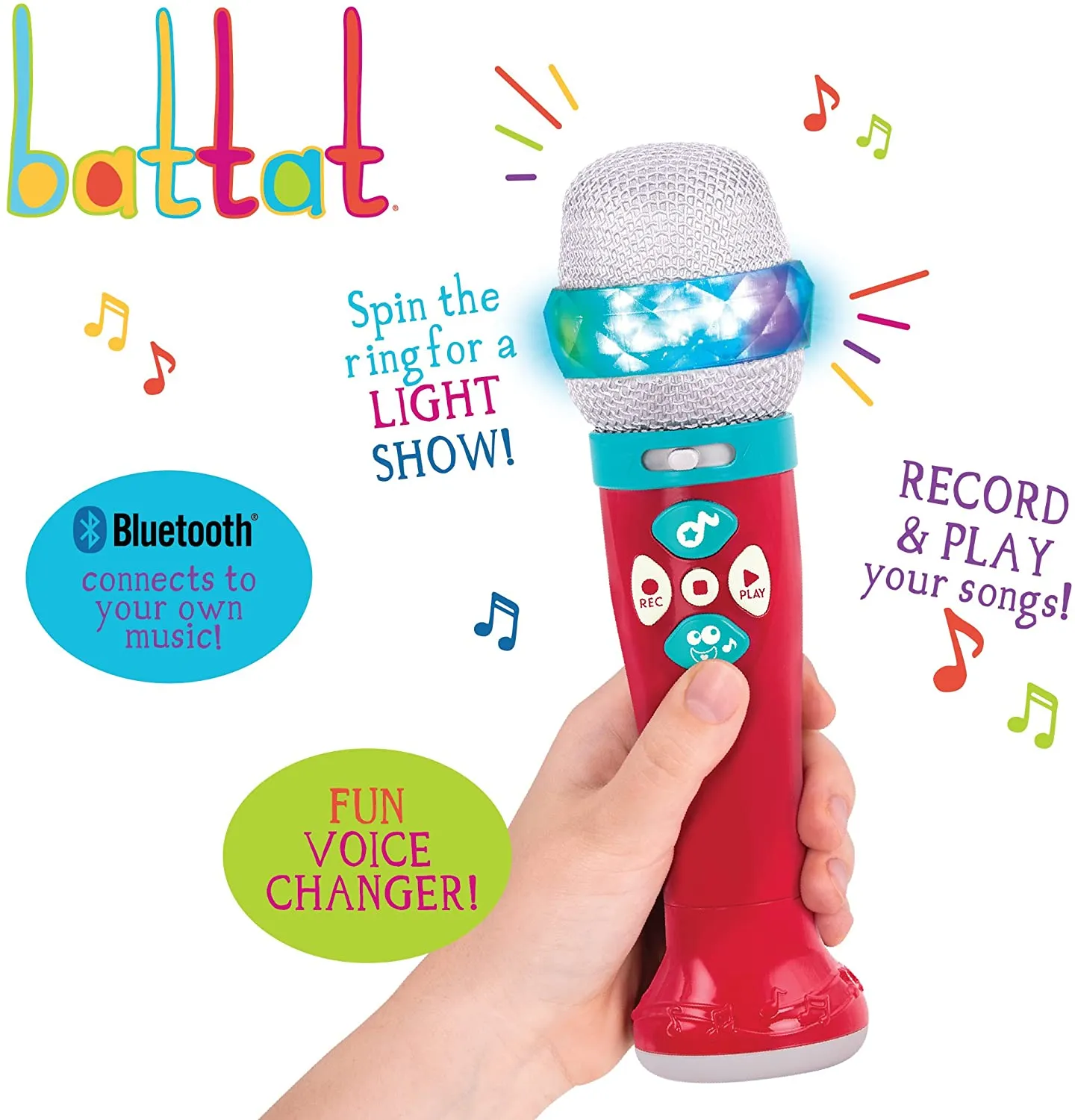 Battat - Musical Light Show Microphone