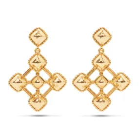 Blandine Geometric Earrings - Gold