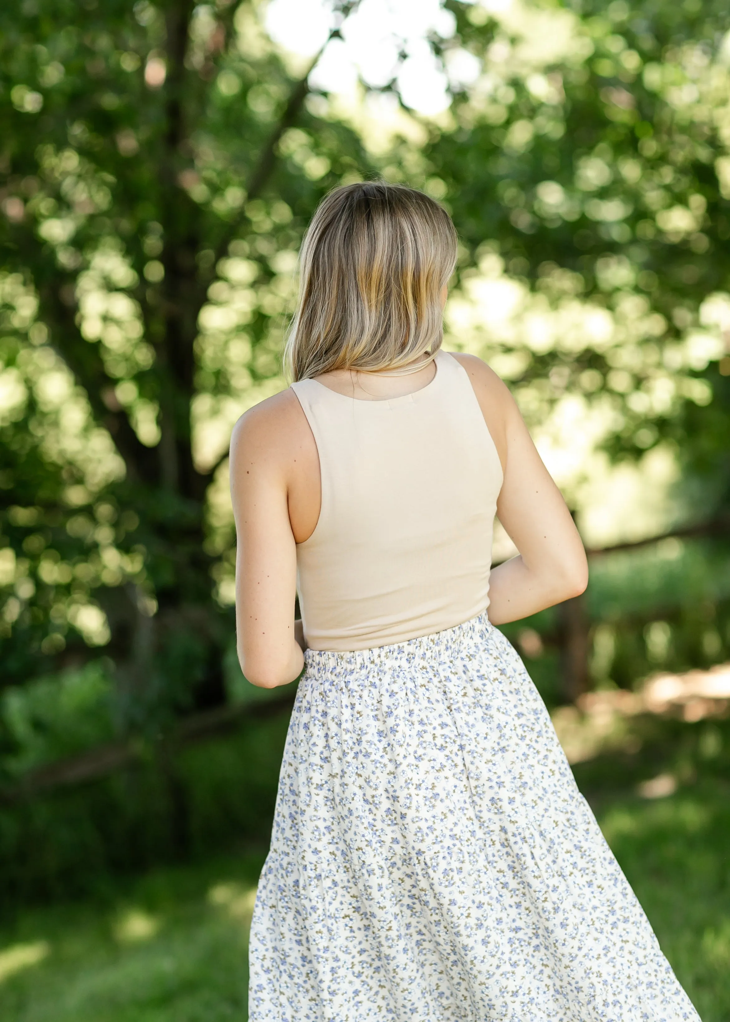 Boat Neck Basic Double Lined Layering Tank - FINAL SALE