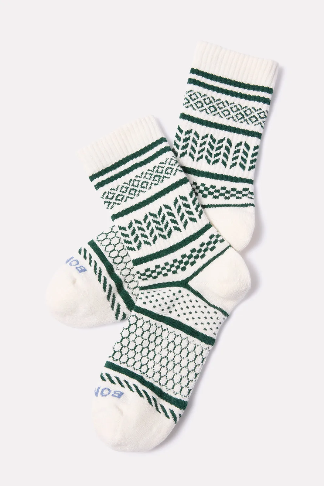 Checkered Fairisle Half Calf