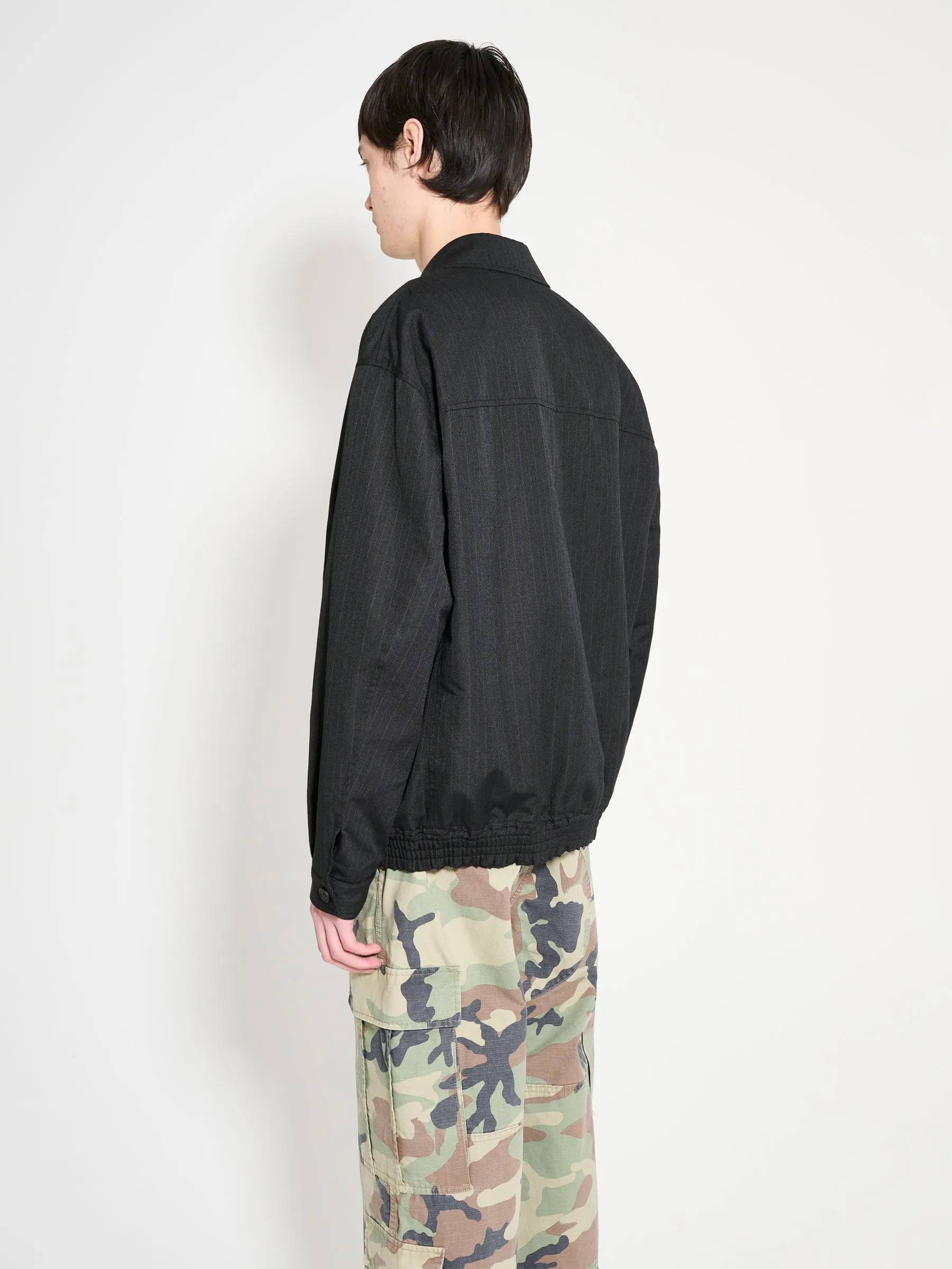 Comme des Garons Homme Zip Jacket Black Stripe