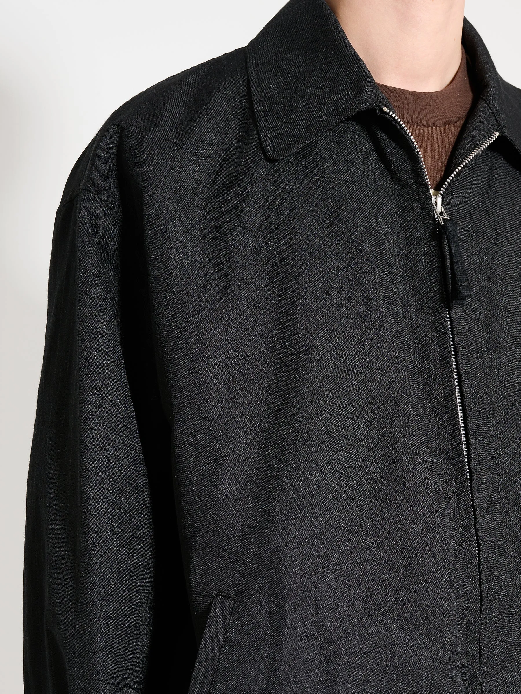 Comme des Garons Homme Zip Jacket Black Stripe