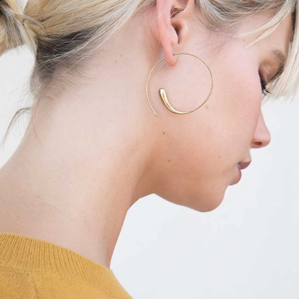 Dash Hoop Earrings