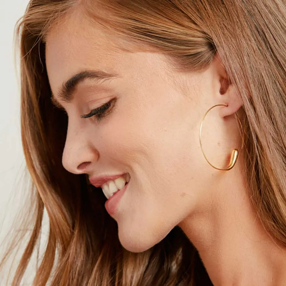 Dash Hoop Earrings