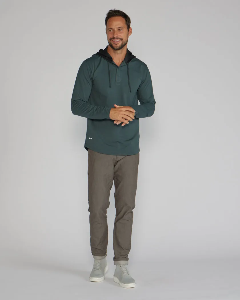 Drop-Cut: LUX Hooded Henley