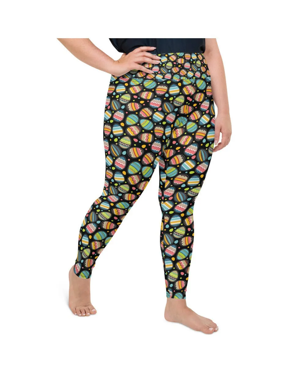 Easter Egg Plus Size Leggings