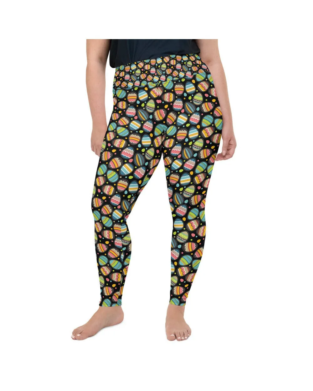 Easter Egg Plus Size Leggings