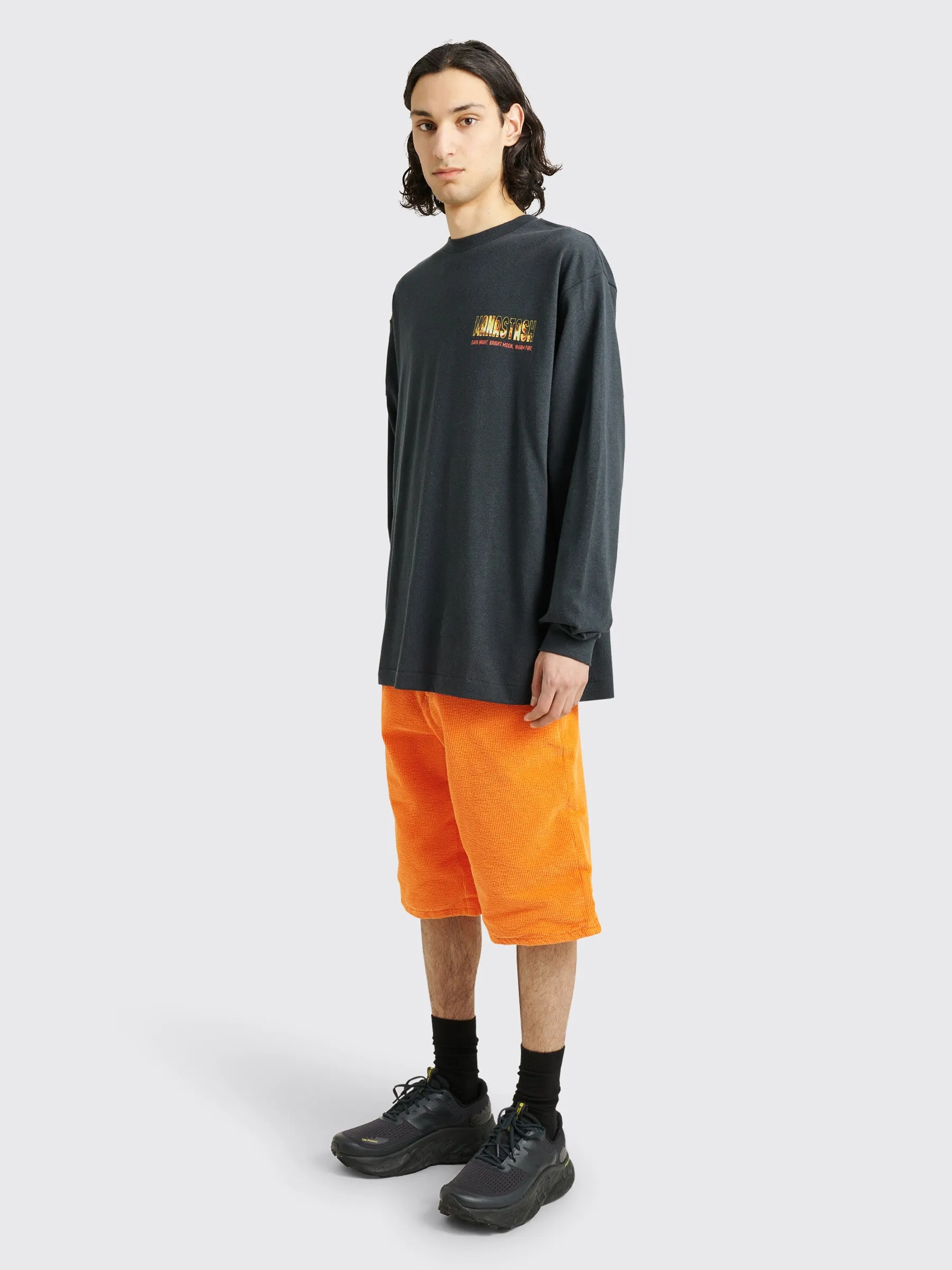 ERL Corduroy Shorts Orange