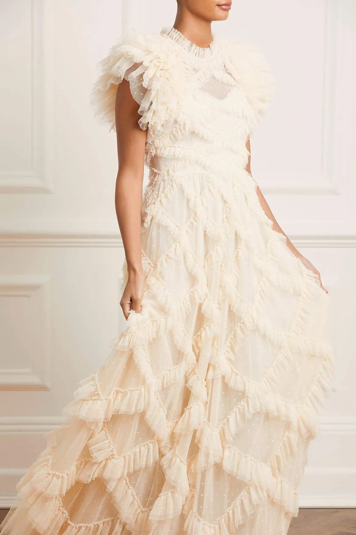 Genevieve Ruffle Gown