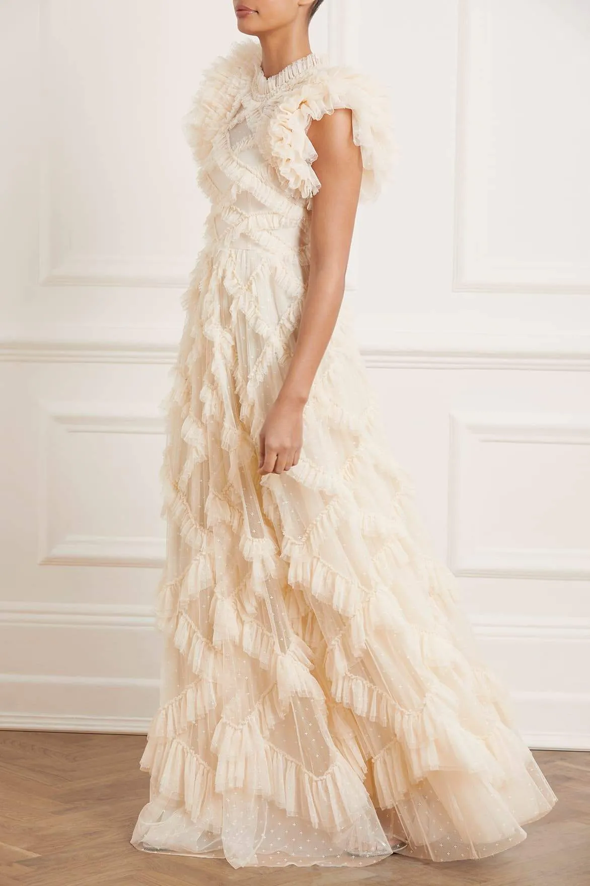 Genevieve Ruffle Gown