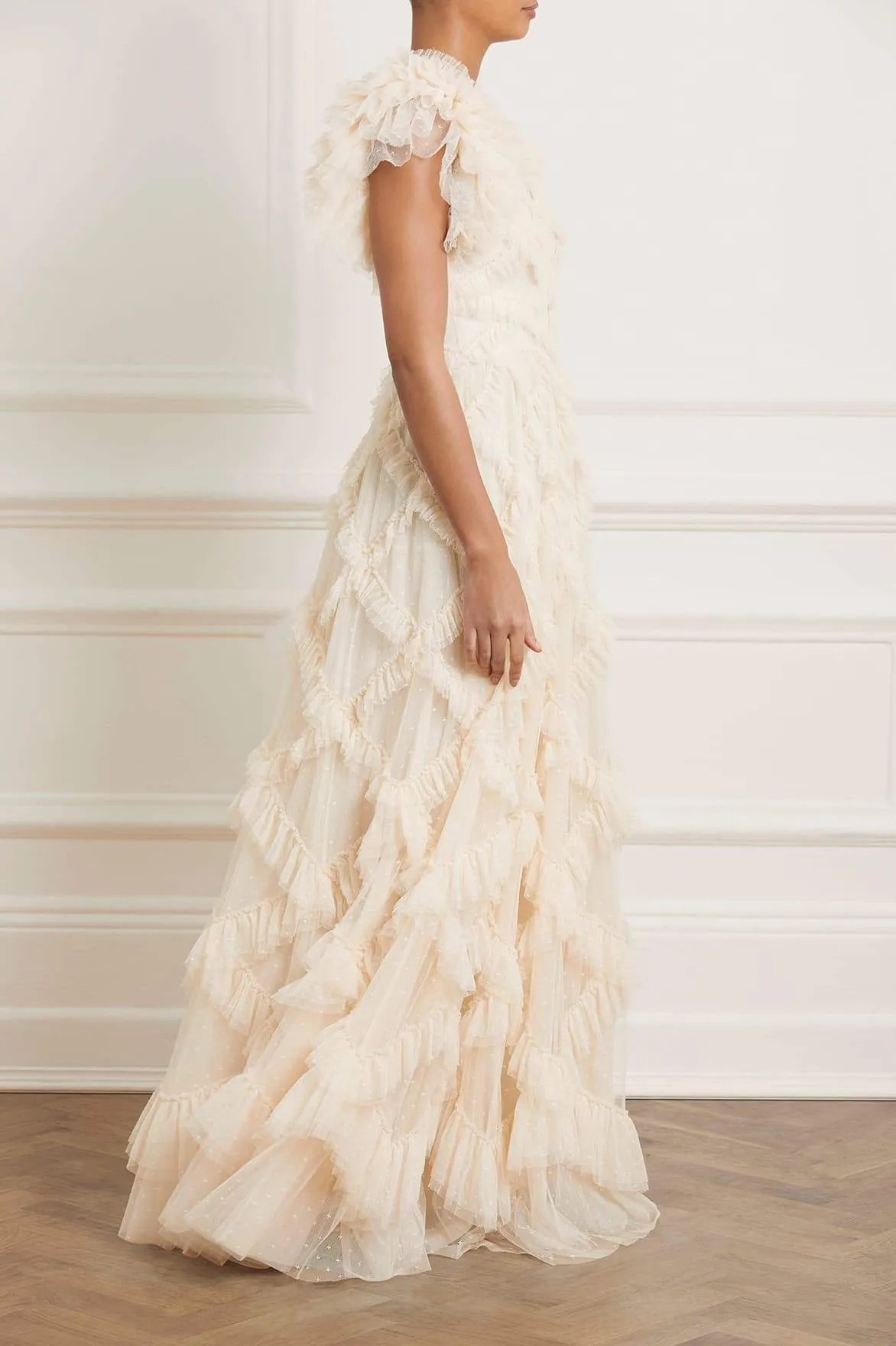 Genevieve Ruffle Gown