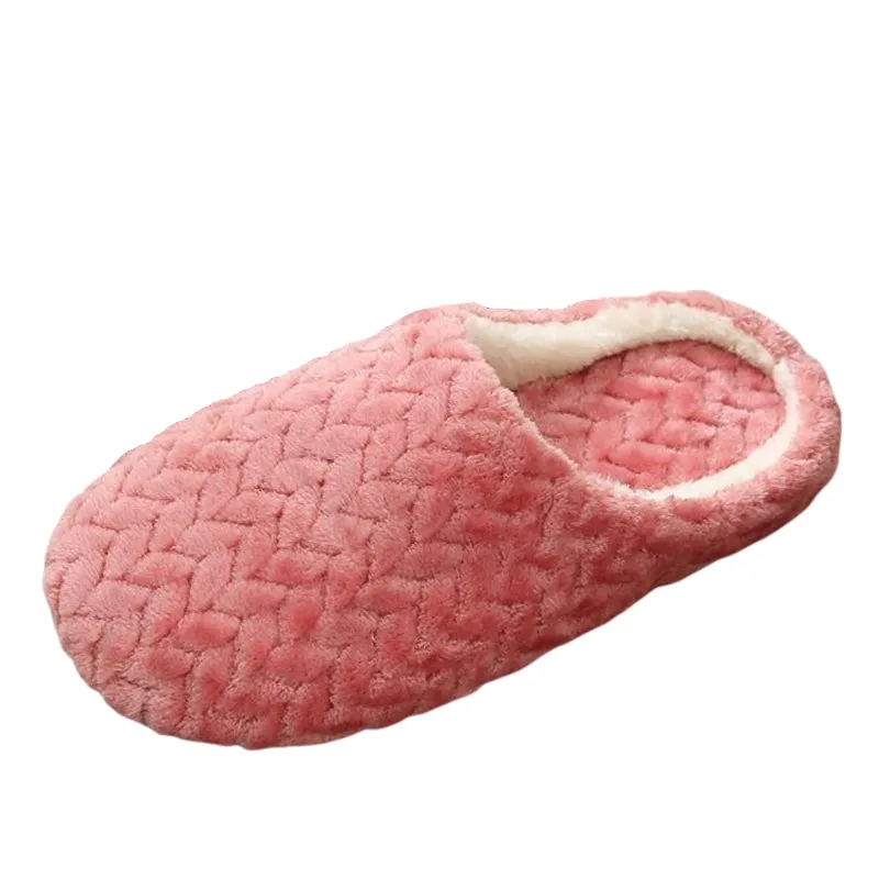 Groovywish Men Anti-slip Warm Soft Winter Home Slippers