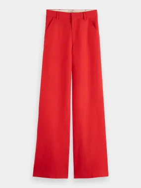 Hana high-rise wide-leg pants