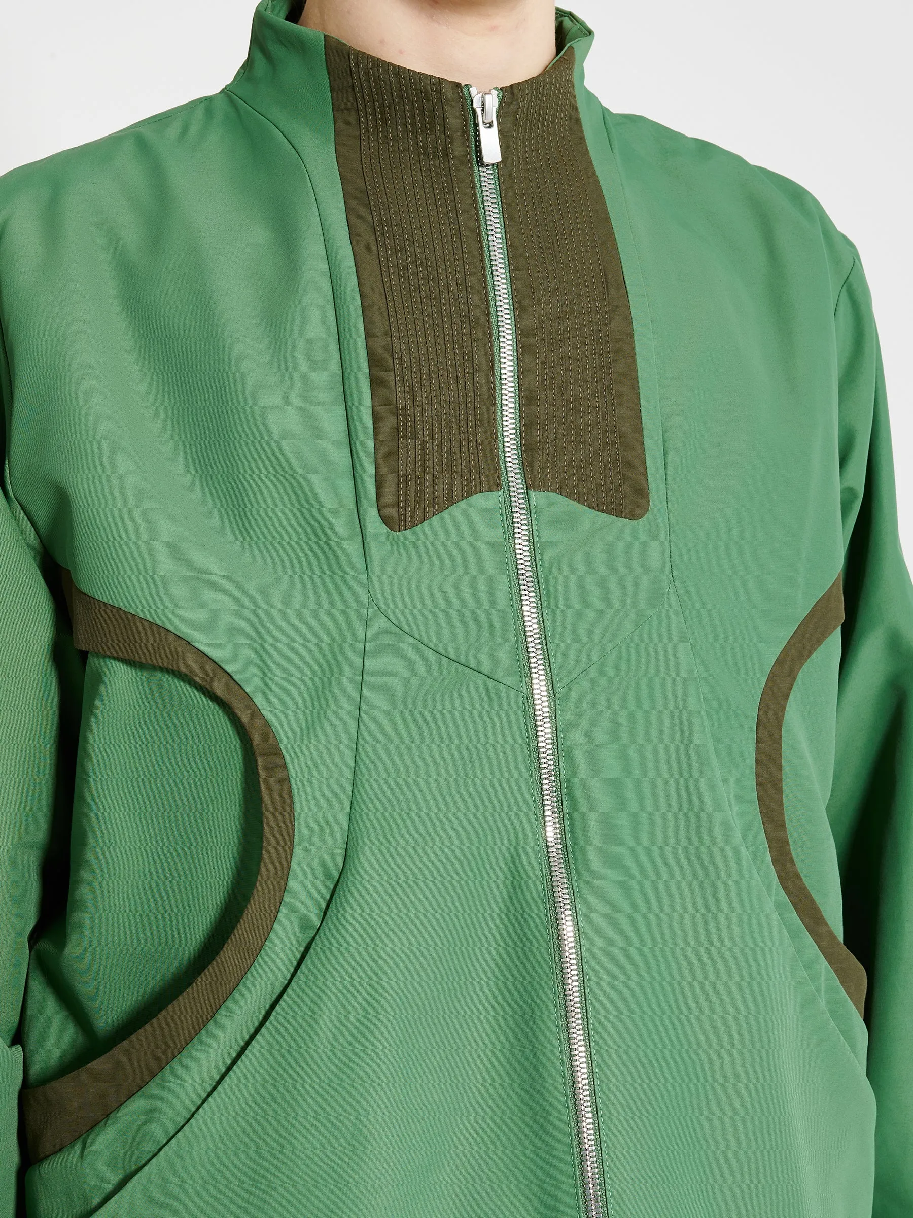 _J.L-A.L_ Pavse Jacket Dark Green / Dark Green