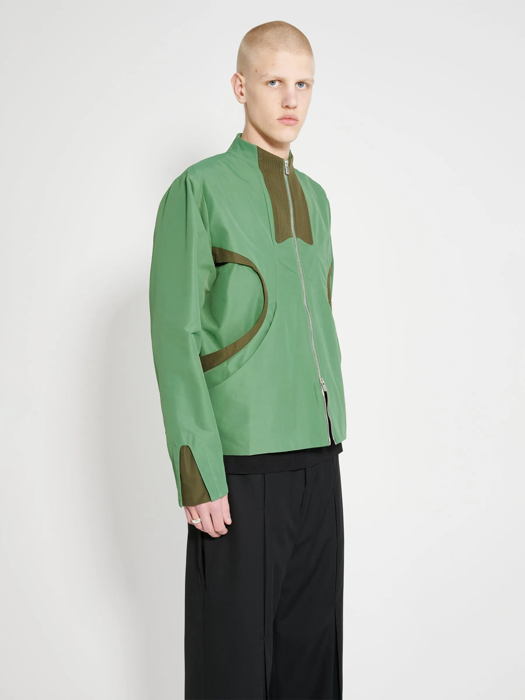 _J.L-A.L_ Pavse Jacket Dark Green / Dark Green