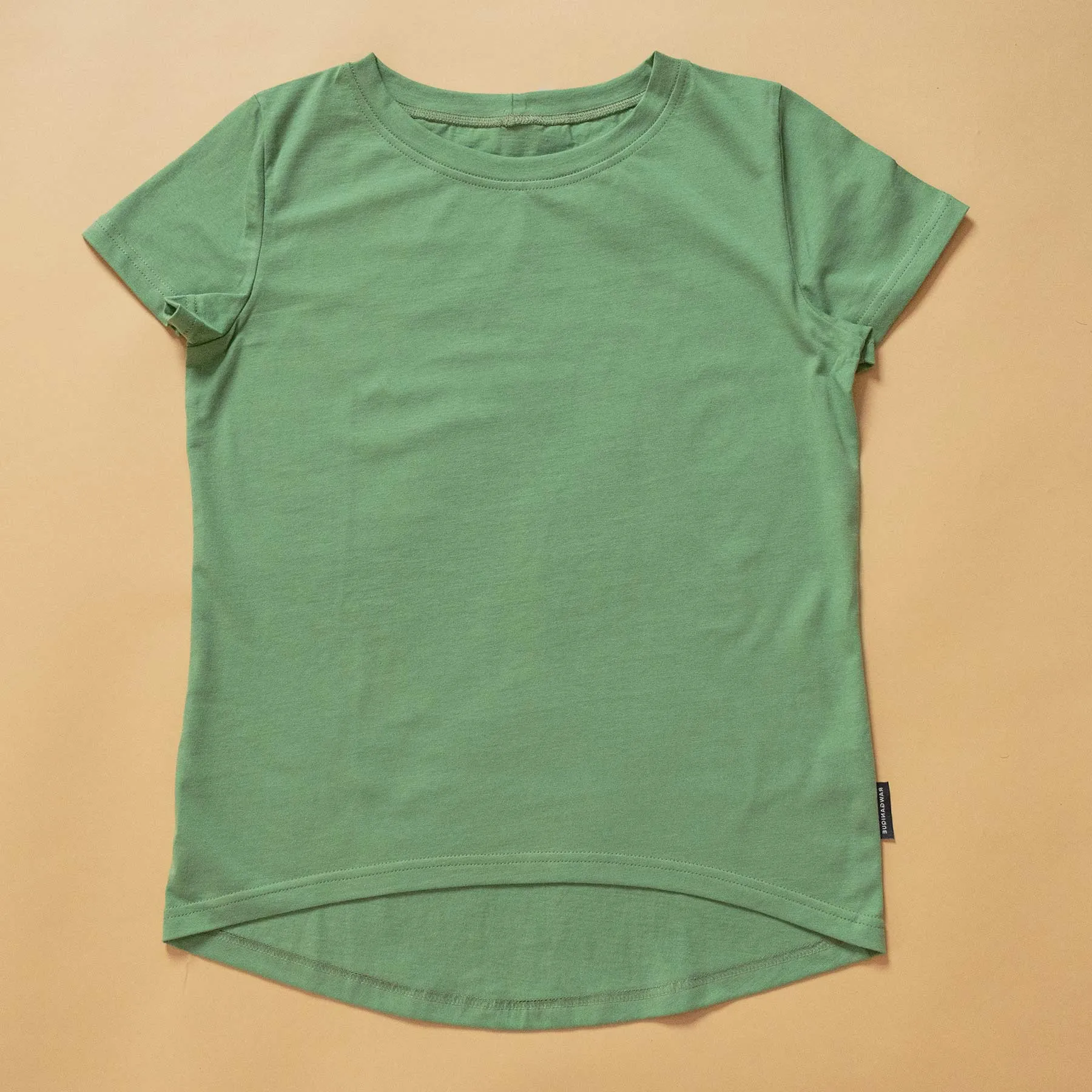 LARA 100% Organic Prima Cotton Luxury T-Shirt (Longer Backside) (Latex-free, Plastic-free, OC Thread Option, 100% Biodegradable)