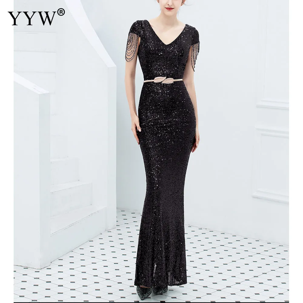 Luxury Sequined Dress