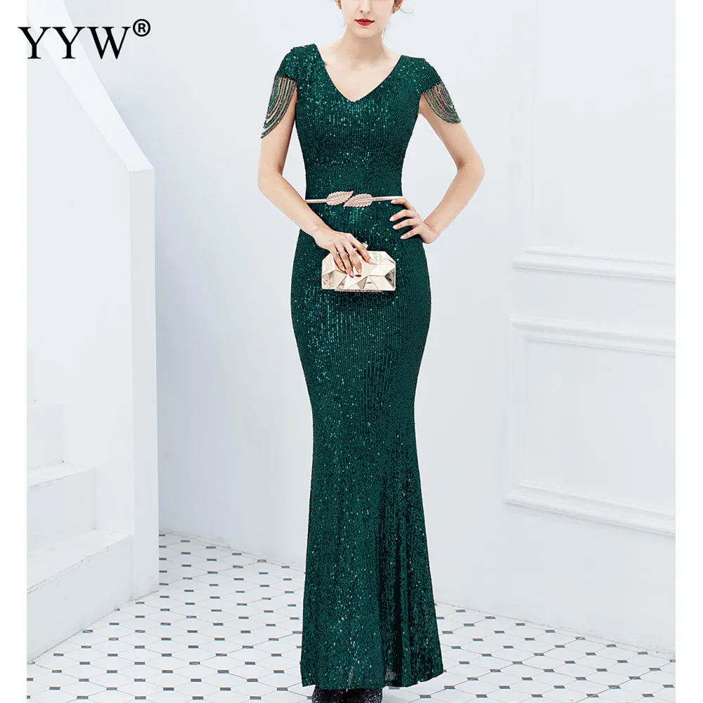 Luxury Sequined Dress