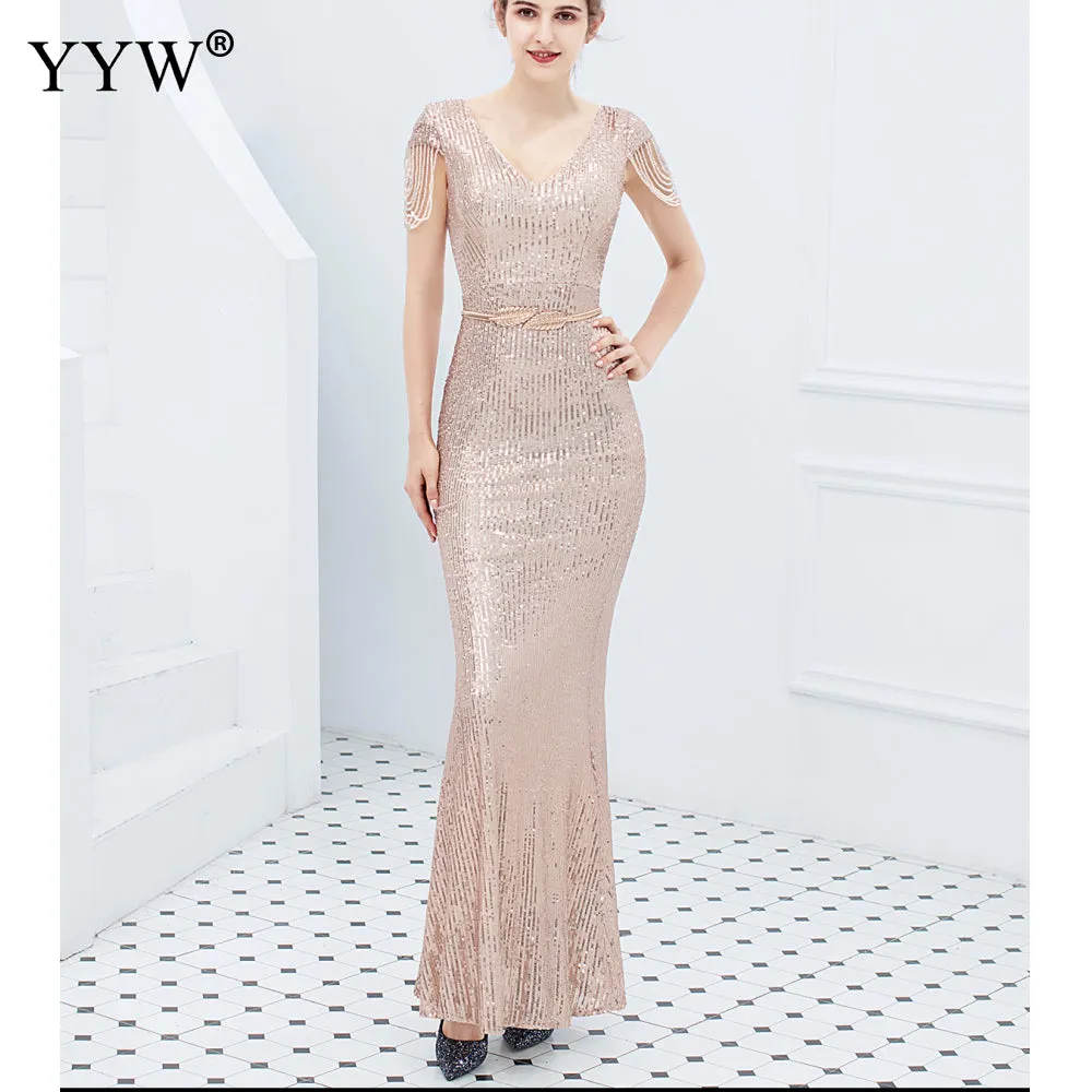 Luxury Sequined Dress