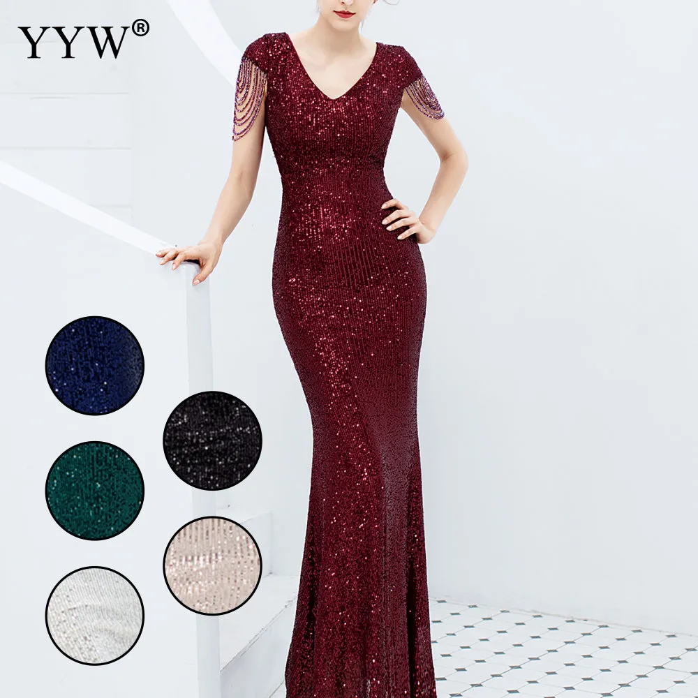 Luxury Sequined Dress