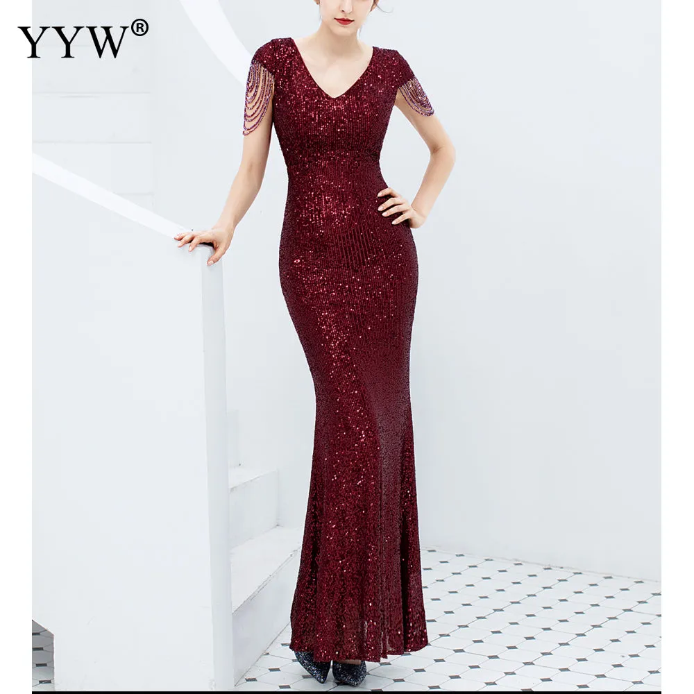 Luxury Sequined Dress