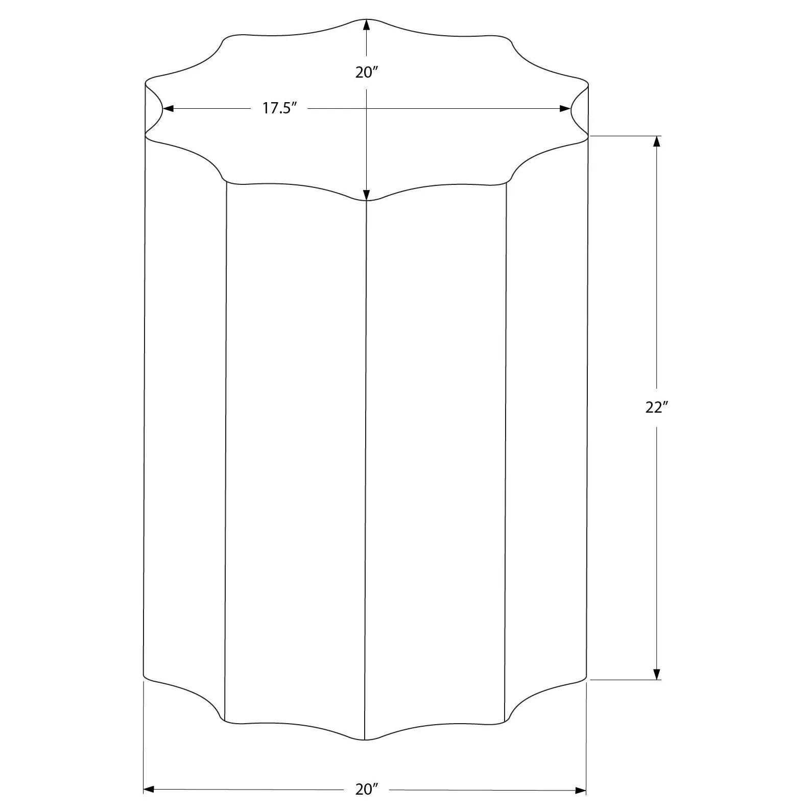 Monarch Table d'appoint I 3902