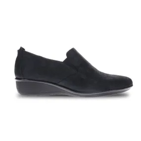 Revere Women's Jamaica Slip On Loafer Black Angle