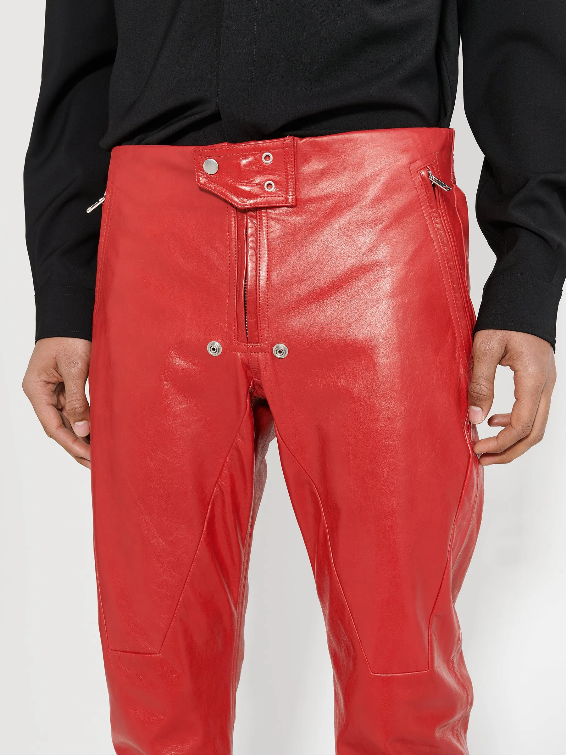 Rick Owens Flightsuit Pants Cardinal Red