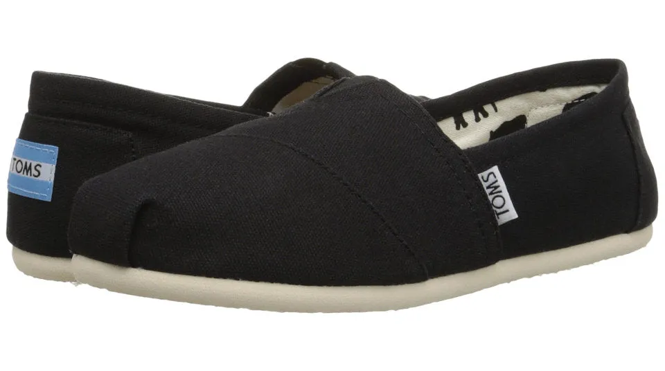 TOMS Classic Black Canvas - Men's