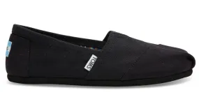 TOMS Classic Black on Black Canvas - Men's