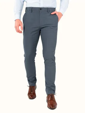 Wolf Grey Checks Formal Pants