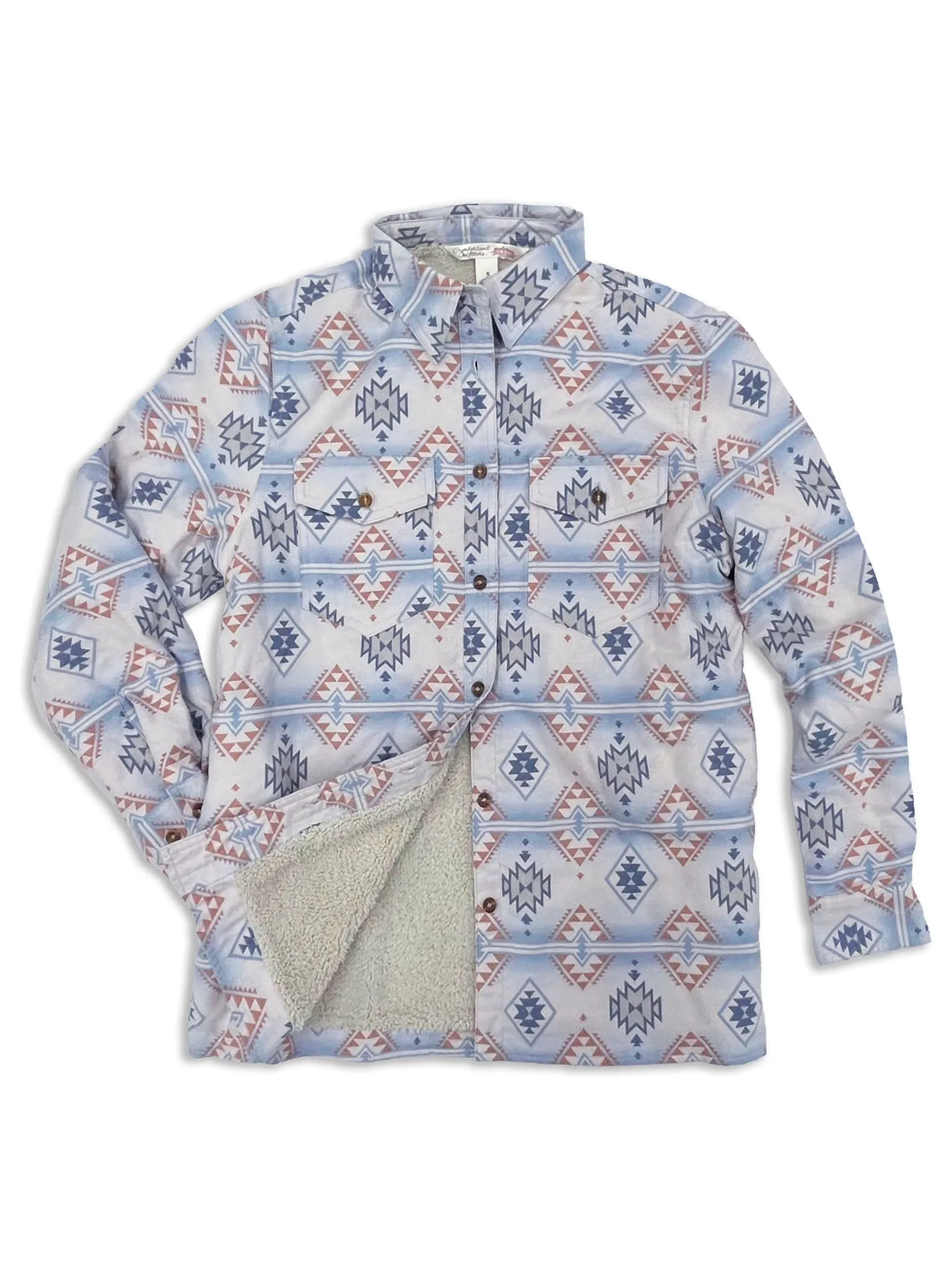 Women's Ely Cattleman Geo Print Shacket With Pockets